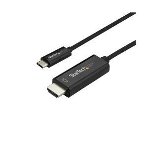 StarTech.com USB TypeC-HDMI�ϊ��P�[�u�� �z�� 2m �u���b�N CDP2HD2MBNL 1�{ �� USB TypeC����HDMI�ւ̕ϊ����X���[�Y�ɍs��2m�̃u���b�N�P�[�u�� �z�� ���i���ȉf���Ɖ������y���߂�CDP2HD2MBNL �f�W�^���@��
