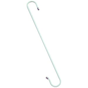 【2個セット】 S字フック ロング フリーフック 50cm(2個入) 洗濯時にも便利 小物をたっぷり掛けられる ロングS字フック2個セット 50cmのフリーフックで整理 収納 力UP