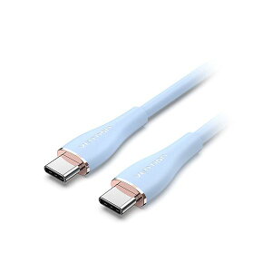 VENTION 100W PD USB 2.0 C-Type to C-Type �}���[�d�P�[�u�� �z�� �V���R���^�C�v eMarke�Ή� 2m ���C�g�u���[ TA-8753 �� �����[�d�\�ȃV���R����USB C�^�P�[�u�� �z�� �AeMark�F�؍ς݁A2���[�g���̒����A