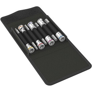 WERA ���F�� 7�� �����p3/8DR Hex-Plus �r�b�g�\�P�b�g �Z�b�g 003180 �H�� �c�[�� DIY ��ƍH�� ���� 3/8DR�w�L�T�S���v���X�r�b�g�\�P�b�g�Z�b�g�A7���� �ō��i���̍����p�c�[���ŁA��ƌ�����