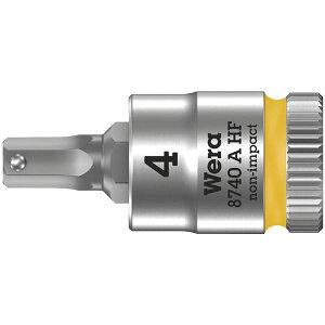 WERA ���F�� �����p1/4DR Hex-Plus �ێ��@�\�t�� �r�b�g�\�P�b�g ��[�T�C�Y4mm �S��28mm 003333 �H�� �c�[�� DIY ��ƍH�� �w�b�N�X�v���X�@�\�t���r�b�g�\�P�b�g�A4mm��[�A28mm�S����1/4DR�����p�c�[��