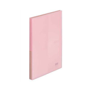 (まとめ) クリヤーブック40P N-8102-12 桃 【×10セット】 美しい桃色のクリアファイルで大切な書類や写真を保管しませんか 使い勝手も抜群のクリヤーブック40P、10セットでお得にお届けします