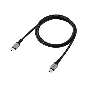 USB2.0�P�[�u�� �z�� (USB Type-C - USB Type-C/100W�Ή�/���b�V��) 1m �u���b�N MPA-CC5PAN10BK �� 100W�Ή�USB Type-C - USB Type-C�ڑ���1m���b�V���P�[�u���A�u���b�N�J���[ ���i���ŐM�����̂��鐻�i �f�o�C�X��