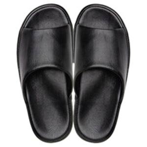 (まとめ)オーミケンシ 合皮 フェイクレザー コンフォートタイプスリッパ L【×2セット】 至福の癒し(健康) ビジネスアイテム プロ仕様お得パック (まとめ)オーミケンシ プレミアムレ