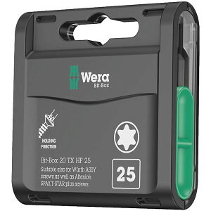 WERA F 20{g 6.35mm rbg{bNX TCYTX25 057778 H c[ DIY ƍH  20{̃rbg [ ꂽ6.35mm̃{bNX TCYTX25̃rbgĂA֗Ȑ 