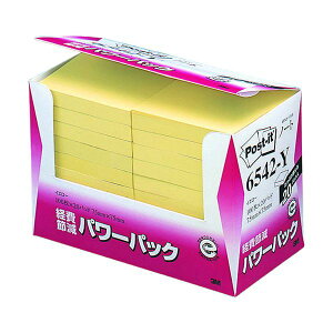 3M Post-it |XgCbg Đp[pbN m[g 3M-6542-Y GRȍĐōꂽptȃ ^тɕ֗ȃTCYŃACfA߂悤 dvCx[gAN
