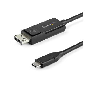 StarTech.com USB TypeC-DisplayPort 1.2ϊP[u z 2m ubN CDP2DP2MBD1{  USB Type-C[qDisplayPort 1.2ɕϊ2[g̍P[u iȉf]\ŁAfBXvCƂ̐ڑ
