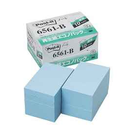 3M Post-it ポストイット 再生紙エコノパック ノート 3M-6561-B 環境に再生紙エコノパックノート、あなたのメモライフを彩る3Mポストイット再生紙エコノパックノート、使いやすさと持続可能性を追求した3M-6561-B