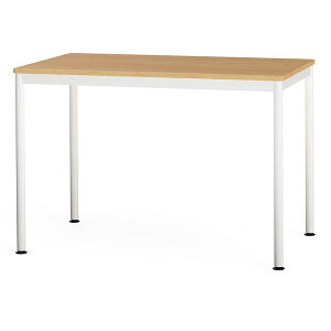 �t���b�g�e�[�u�� �� ��100x60cm FDF-1060KMW �I�[�N�^�z���C�g ���q�l�g���i �� ���ړI�Ɋ��􂷂�X�^�C���b�V���ȃ��[�N�e�[�u�� �L�X100x60cm�̃t���b�g�e�[�u���ŁA�~�[�e�B���O��PC��Ƃ����K