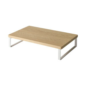 ���q�g���uMDF�� �e�[�u�� ��� �R���p�N�g ���[�^�C�v �Ⴂ W390×D250×H80mm �i�`������ A-8003-35 1�� �g���� �����őg�ݗ��Ă�y�����𖡂킦��A�i�`�������J���[�̃R���p�N�g�ȃ��[�^�C�v��