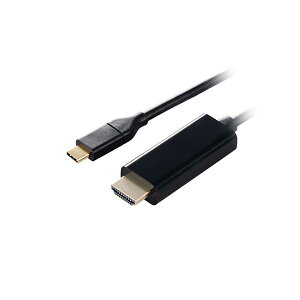 USB Type-C(TM) - HDMI(R)変換ケーブル 配線 2m ブラック MPA-CHDMI20BK2 黒 USB Type-C端子をHDMI端子に変換する2mの黒色ケーブル 配線 高品質な映像と音声を楽しめる便利なアイテム 黒