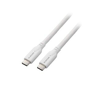 USB 10GbpsP[u z iUSB Type-C - USB Type-C^100W^VRbVj 0.5m zCg MPA-CC1GSM05WH  ]\USB Type-C - USB Type-Cڑ10GbpsP[u ő100W̏[dɂΉAVR