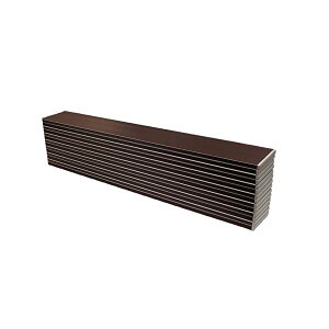 折りたたみ風呂ふた/蓋 【薄型 75cm×160cm用】 コンパクト 省スペース整理 収納 銀系抗菌 清潔 剤配合 ネクスト AG ダークブラウンの風呂ぶた、ウッドのような上質感 省スペース整理 収納 でコ
