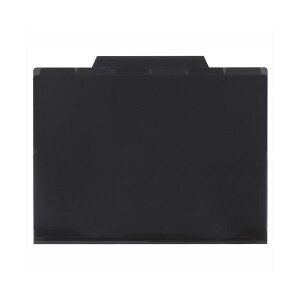 (まとめ) アクティフ インデックスフォルダー A4判ヨコ型 6山 ACT-906-60 ブラック 1枚入 【×5セット】 黒 整理整頓に最適 多機能仕切り付きフォルダー A4サイズ、6山、ブラック、1枚入り 便利