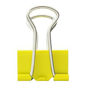 (まとめ) TANOSEE ダブルクリップ 小 口幅19mm イエロー 1箱(10個) 【×60セット】 黄 オフィス ユース ダブルクリップ ミニ イエロー 19mm 幅 1箱(10個)【×60セット】- 便利な事務用品で、書