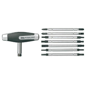 ANEX NO.3350 �X�[�p�[�A�N�V�����O���b�v�h���C�o�[ �r�b�g7�{ �H�� ��ƍH�� �c�[�� DIY ���ɂ̍�ƌ������������� �v�V�I�ȃO���b�v�h���C�o�[�i7��̃r�b�g�t���j
