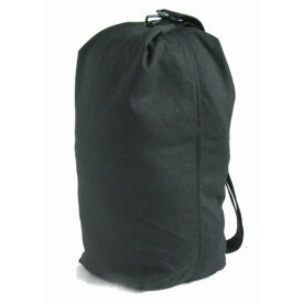 コットン キャンパス ダッフルバック カバン 20L ブラック XS ワンショルダー 防腐 防虫 ミリタリーバッグ ミリタリーウェア 黒 アウトドアの冒険心をくすぐる、頼れる相棒 無敵のトレッキングバッグ、ブラックXS 自由な旅への誘い 黒