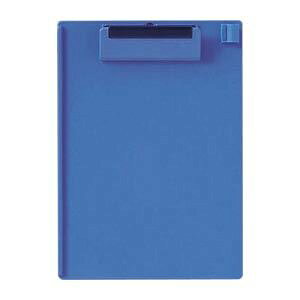 (まとめ) オープン クリップボード 再生ABS樹脂製 B6判タテ型 CB-400-BU 青 1枚入 【×10セット】 しっかりと書類を保持するために、厚みのあるボード本体と大型クリップを採用した、再生ABS樹