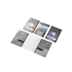 (まとめ) CD/DVD用スリム整理 収納 ソフトケース CCD-DP2D10BK【×5セット】 スリムながらも大容量 大型 パソコン PC 周辺機器のメディアケースが進化 CD/DVD整理 収納 ソフトケース5個セット