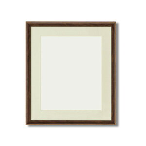 軽量 水彩額縁 フレーム F8号 ブラウン 壁掛けひも UV 紫外線カットアクリル マット付き 化粧箱入り 額縁 額 茶 色あせや劣化から作品を守る、軽量で美しい水彩額縁 壁に掛けることができ、