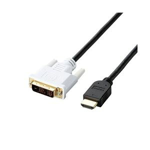 HDMI-DVI�ϊ��P�[�u�� �z�� /1m/�u���b�N DH-HTD10BK �� ���i���ȉf���ϊ��P�[�u�� 1m�̃u���b�N�J���[�ŁA�G���R�����ւ�HDMI-DVI�ϊ��P�[�u�� �f�W�^���M�����N���A�ɓ`�����A�f���̔��������ő�