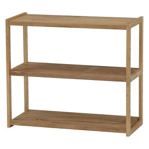 オープンラック 収納棚 2段 幅75cm ライトブラウン 木製 マルチ リビング ダイニング ベッドルーム 寝室 オープンラック 収納棚 2段 幅75cm ライトブラウン 木製 マルチ リビング ダイニング ベ