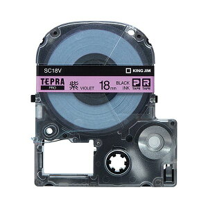 �i�܂Ƃ߁j �L���O�W�� �e�v�� PRO �e�[�v�J�[�g���b�W �p�X�e�� 18mm ���^������ SC18V 1�� �y×4�Z�b�g�z �N�₩�ȃp�X�e���J���[�ōʂ� �v���d�l�̃e�[�v�J�[�g���b�W ���x�����C�^�[�E�J�b