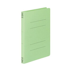 (まとめ) コクヨ フラットファイルV(樹脂製とじ具) A5タテ 150枚収容 背幅18mm 緑 フ-V12G 1パック(10冊) 【×5セット】 スリムで収納力抜群 A5サイズの緑のフラットファイル、まとめ買いでお得 10冊