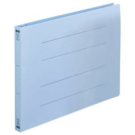 （まとめ） TANOSEE フラットファイル（再生PP） A4ヨコ 150枚収容 背幅18mm ブルー 1パック（5冊） 【×5セット】 青 スリムで収納力抜群のA4サイズ150枚収容の再生PPフラットファイル 持ち運びもラクラクでオシャレなブルー 1パック（5冊）のお得なセットで経済的 仕事も