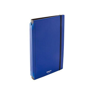 (まとめ) 折りたたみクリップボード A4判タテ型(二つ折りタイプ) ブルー 【×5セット】 青 持ち運びに便利なA4二つ折りクリップボード コンパクトで使いやすい ブルーの鮮やかな色合い