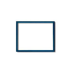 〔 木製額 〕 デッサン額 太子サイズ 379×288mm ブルー 壁掛けひも付き UVカットアクリル 木製 フレーム 額縁 額 青 色褪せを防ぐ、安全なアクリルを使用したUVカット額縁 デッサン額の太子サ