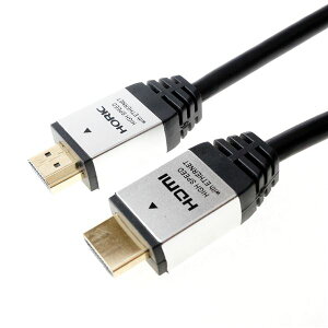 HORIC�i�z�[���b�N�j HDMI�P�[�u�� �z�� 10m �V���o�[ HDM100-886SV ���i����10m HDMI�P�[�u���Ŗv��������G���^�[�e�C�����g�� �M�����萫�ƍ����`���ŉf���Q�[����N���Ɋy���߂܂� ��������