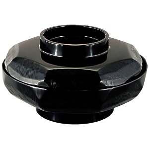 6寸 荒彫亀甲平丼/どんぶり鉢 【黒内朱 A】 直径178×高さ95(60)mm 日本製 国産 〔和食 レストラン 店舗 お店〕 和の味わいを極める、飲食店必携の国産6寸荒彫亀甲平丼 居酒屋・食堂・割烹・料