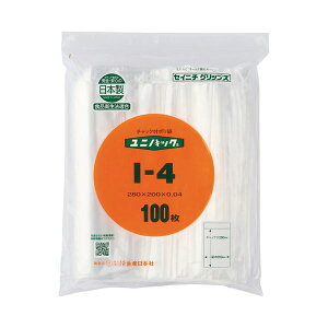 �i�܂Ƃ߁j�Z�C�j�` ���j�p�b�N �`���b�N�t �|���G�`���� ���R200×�^�e280×����0.04mm I-4 1�p�b�N(100��)�y×3�Z�b�g�z ���{���̈��S�ƈ��S���l�ߍ��� �M���̃��j�p�b�N �`���b�N�t���|���G�`