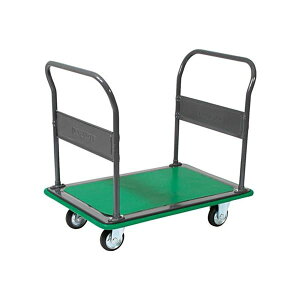 TRUSCO ハイグレード運搬車 両袖型 946×646mm 303EBN 1台 完成品 物が落ちることのない両袖固定ハンドルで、進行方向に安心 安全 運搬 ハイグレードなTRUSCO運搬車、両袖型の完成品 946×646mmの頼れ