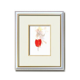 ちひろ額装 壁掛け額 白いフレーム いわさきちひろ 絵画額 チューリップと子どもたち 額 額縁 フレーム 柔らかな透明感と独自のカラーリングが魅力の、白いフレームの壁掛け絵画額 いわさきちひろの作品『チューリップと子どもたち』が生み出す、清澄な世界をお楽しみくだ