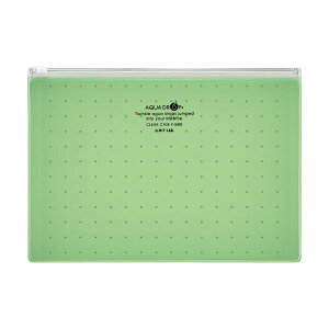 (まとめ)リヒトラブ AQUA DROPsクリヤーケース A5ヨコ 黄緑 F-5302-6 1枚【×20セット】 スムーズな出し入れ、広々としたサイズ設計 鮮やかな黄緑のA5ヨコクリアケース、リヒトラブ AQUA DROPsが20