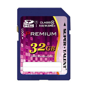 (まとめ)スーパータレントUHS-I対応SDHCメモリーカード CLASS10 32GB ST32SU1P 1枚【×2セット】 高速データ転送に対応した最新規格UHS-I 驚異の容量32GB スーパータレントが贈る高性能SDHCメモリーカ