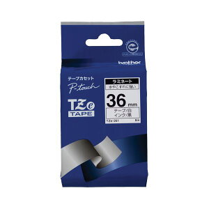 (�܂Ƃ�) �u���U�[ BROTHER �s�[�^�b�` TZe�e�[�v ���~�l�[�g�e�[�v 36mm ���^������ TZE-261 1�� �y×10�Z�b�g�z �i���������x���쐬�}�V�� �s�[�^�b�`��p�J�[�g���b�W�Ŏ�y�Ƀ��x���쐬 �u���U