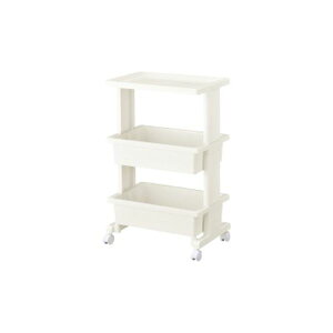 (まとめ)JEJアステージ リセ テーブル 机 ワゴン3段【×3セット】お客様組立品 スペースマスター3段ワゴンセット【3個セット】- 組み立て式 - 使い勝手抜群のJEJアステージ リセ テーブル 机