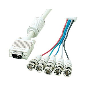 AiORGBP[u z ~jD-Sub15pinIX-BNCIX×5 2m KB-5BNC2K 1{ 掿fɏ̃NIeBŊyނȂAAiORGBP[uœK fBXvCƃRs[^{̂V[X