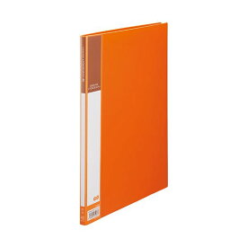 (まとめ) TANOSEE書類が入れやすいクリヤーファイル「ヨコカラ」 A4タテ 40ポケット 背幅11mm オレンジ 1冊 【×30セット】 スムーズに書類を収納 使いやすい『サイドオープン』タイプのクリアファイル A4サイズ縦型40ポケット、背幅わずか11mmでオレンジカラーが目を引く