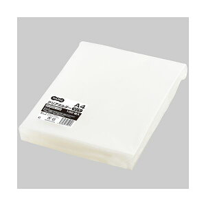 (まとめ)TANOSEE クリアホルダーエコノミータイプ A4 厚さ0.15mm 1パック(100枚) 【×5セット】 大量使用や一時保管に最適 経済的なA4クリアホルダー、厚さ0.15mm、1パック100枚×5セット 使い勝手