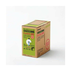 LANP[u z /CAT6AΉ/EU RoHSwߏ/RlN^/P/bNX/100m/u[ LD-GPAL/BU100RS  `̊v 500MHz܂őΉ鎟LANP[u z M̒PbNXdl 100m