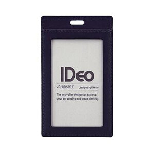 (まとめ)コクヨ ネームカードケース(IDeoHUBSTYLE)革製 名刺・IDカード用 タテ型 紺 NM-CK196DB 1枚【×5セット】 高級感溢れる本革製カードホルダー(まとめ)コクヨ ネームカードケース(IDeo