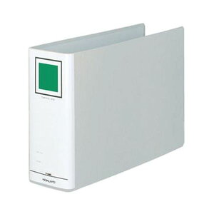 (まとめ)コクヨ チューブファイル(エコ)片開きA4ヨコ 800枚収容 80mmとじ 背幅95mm シルバー フ-E685C 1セット(4冊)【×3セット】 軽やかな力で開閉する、大容量の片開きファイル 800枚収容