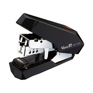 (まとめ)マックス バイモ11ポリゴ HD-11SFLK/K ブラック【×5セット】 黒 進化したパワフルなハンドステープラー 驚異のHD-11SFLK/Kブラック 仕事がはかどる5セット 黒