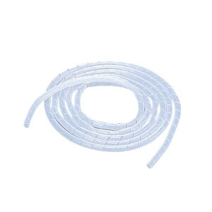 (まとめ) ケーブル 配線 スパイラルチューブ内径6mm 長さ2m クリア BST-6CR 1本 【×30セット】 ケーブル を美しく整理 パソコン PC 周辺の配線をスッキリまとめる 内径6mmの クリアケーブル チュー