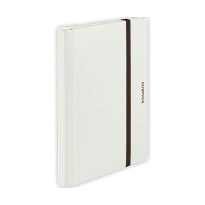 (まとめ) キングジム 二つ折りクリアーファイルコンパック 10ポケット 白 5894Hシロ 1冊 【×30セット】 持ち運び便利 A4書類をコンパクトに 二つ折りでスッキリ整理 収納 10ポケットのクリアー