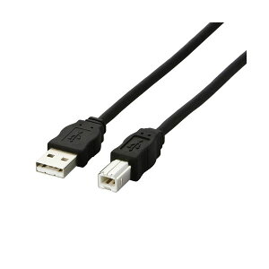 (�܂Ƃ�) EU RoHS�w�ߏ������Ή�USB2.0�P�[�u�� �z�� (A)�I�X-(B)�I�X �u���b�N 5.0m USB2-ECO50 1�{ �y×10�Z�b�g�z �� ���ɗD����USB2.0�P�[�u�� �z�� 5�����t���[��EU RoHS�w�߂ɏ��� ����5.0m�̃u���b